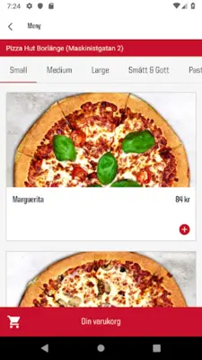 Pizza Hut Sverige android App screenshot 0